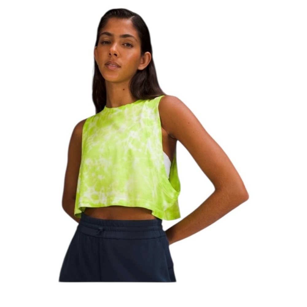 Lulu All Yours Tie-Dye Crop Top